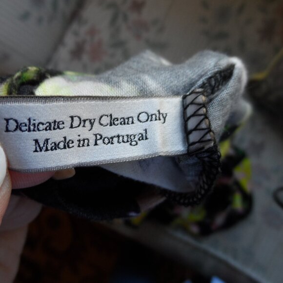 Erdem Black & Yellow Multi Abstract Print Sheath Dress Size 4 - Picture 16 of 16